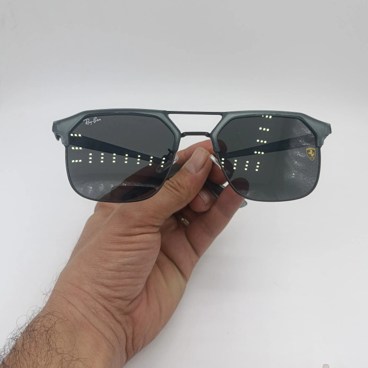 عینک آفتابی ریبن فراری دو پل یونیسکس تاشو شیشه الماسی UV400