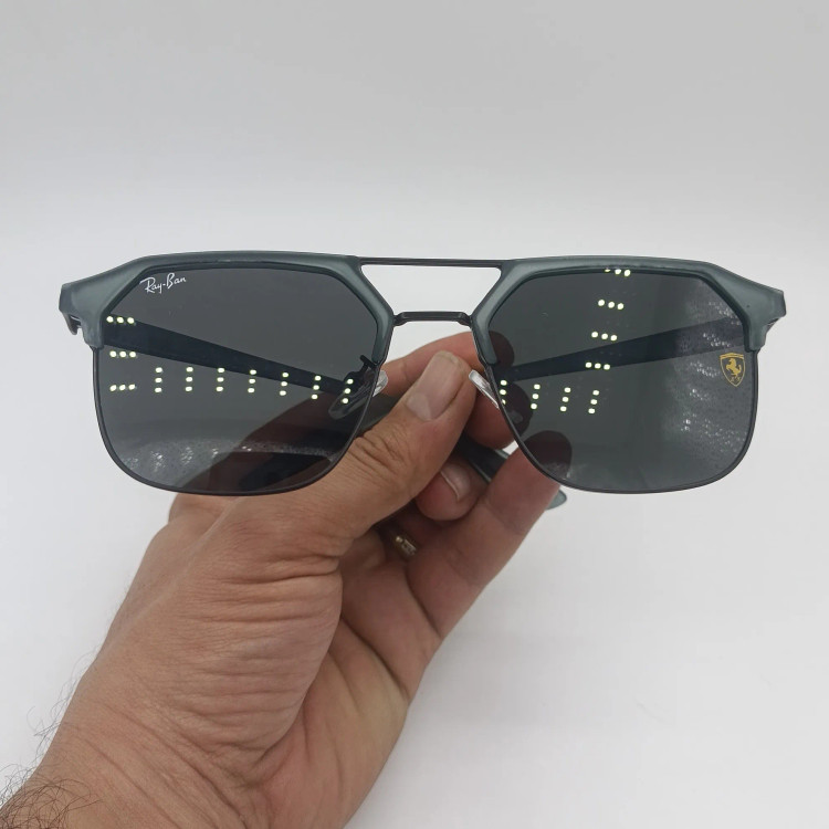 عینک آفتابی ریبن فراری دو پل یونیسکس تاشو شیشه الماسی UV400