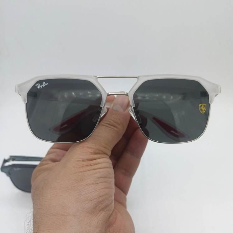 عینک آفتابی ریبن فراری دو پل یونیسکس تاشو شیشه الماسی UV400