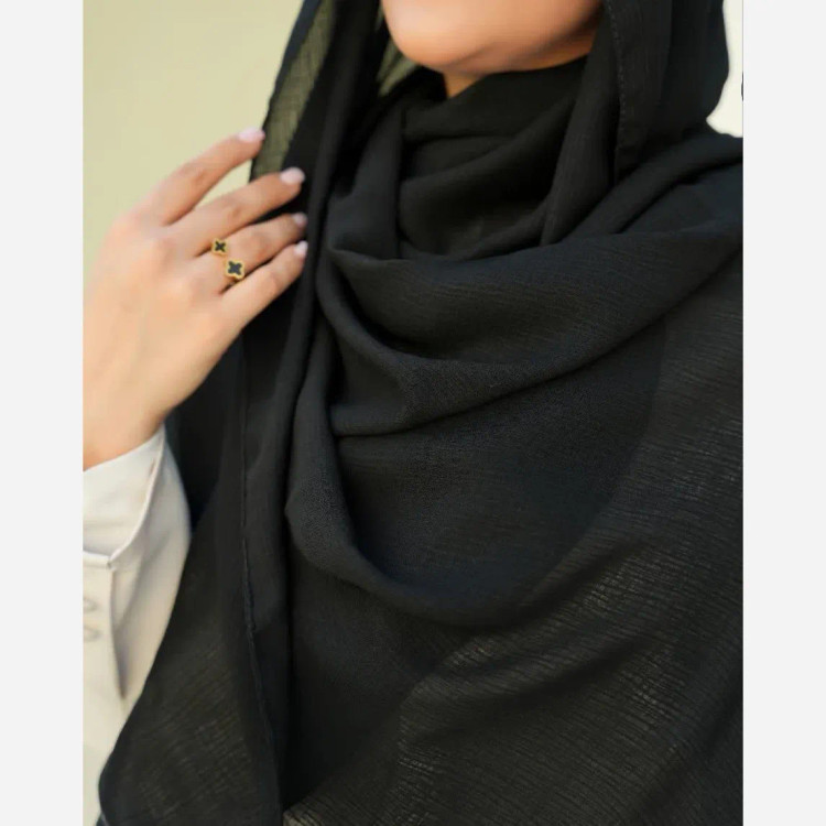 شال کریشه درختی ساده زنانه نرم و لطیف سایز 70*200