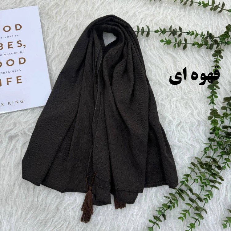 شال ساده برشکا کد 1095 بدون آبرفت و رنگ رفت