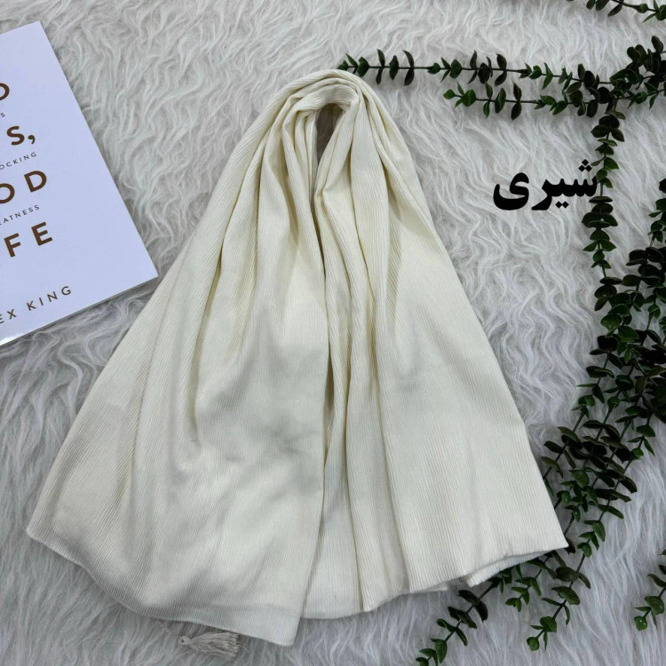 شال ساده برشکا کد 1095 بدون آبرفت و رنگ رفت