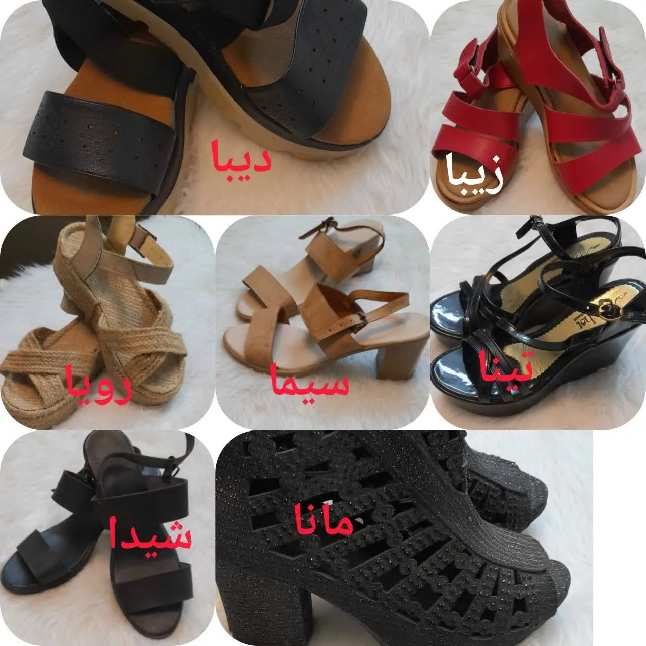 صندل زنانه چرم طبی تابستانی سبک و راحت هامون