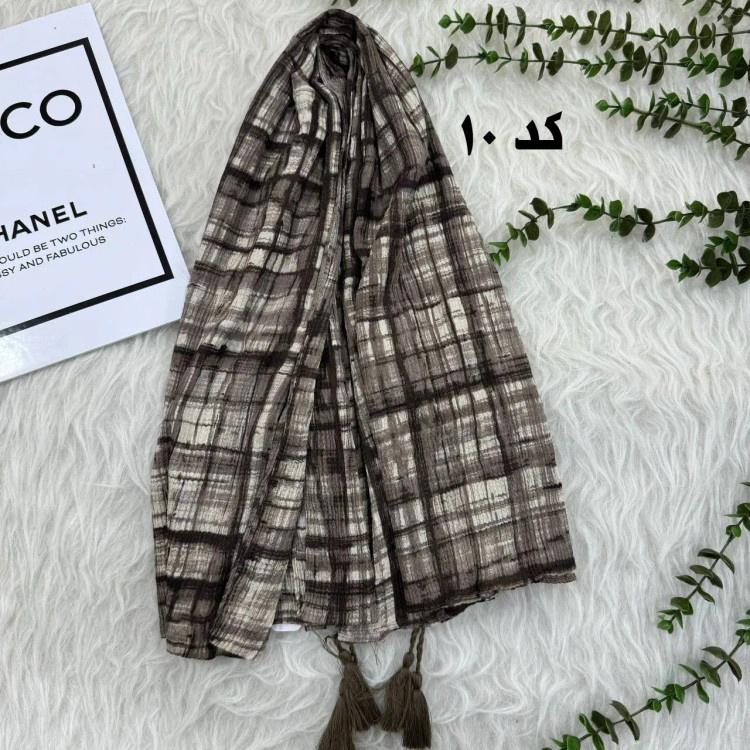 شال طرحدار کریشه برشکا کد 1096