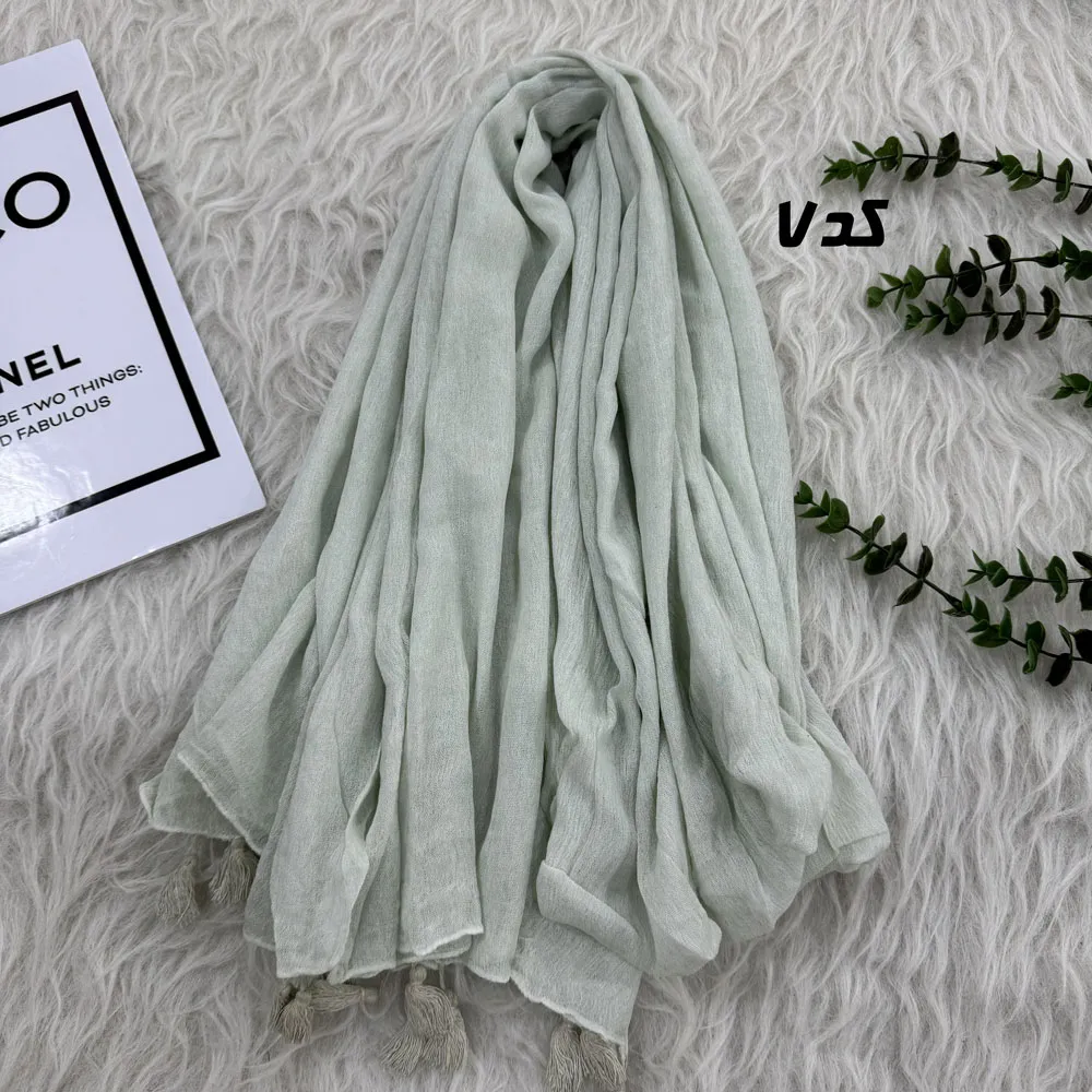 شال کنفی سنگشور قواره بزرگ 185 در 85 سانتیمتر بدون پرز و سر خوردن