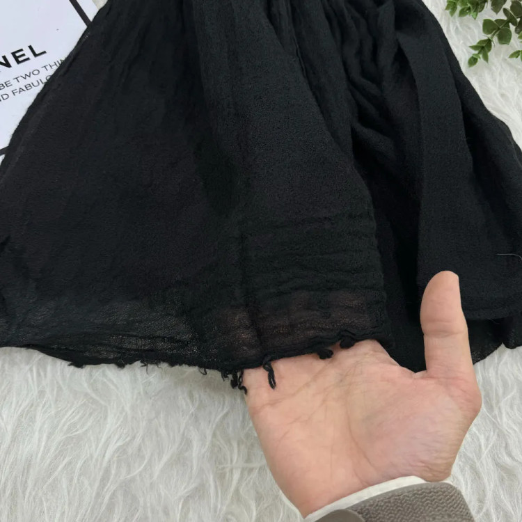 شال سوپرنخ کنفی قواره بزرگ 200 در 105 سانتیمتر بدون پرز و سر خوردن