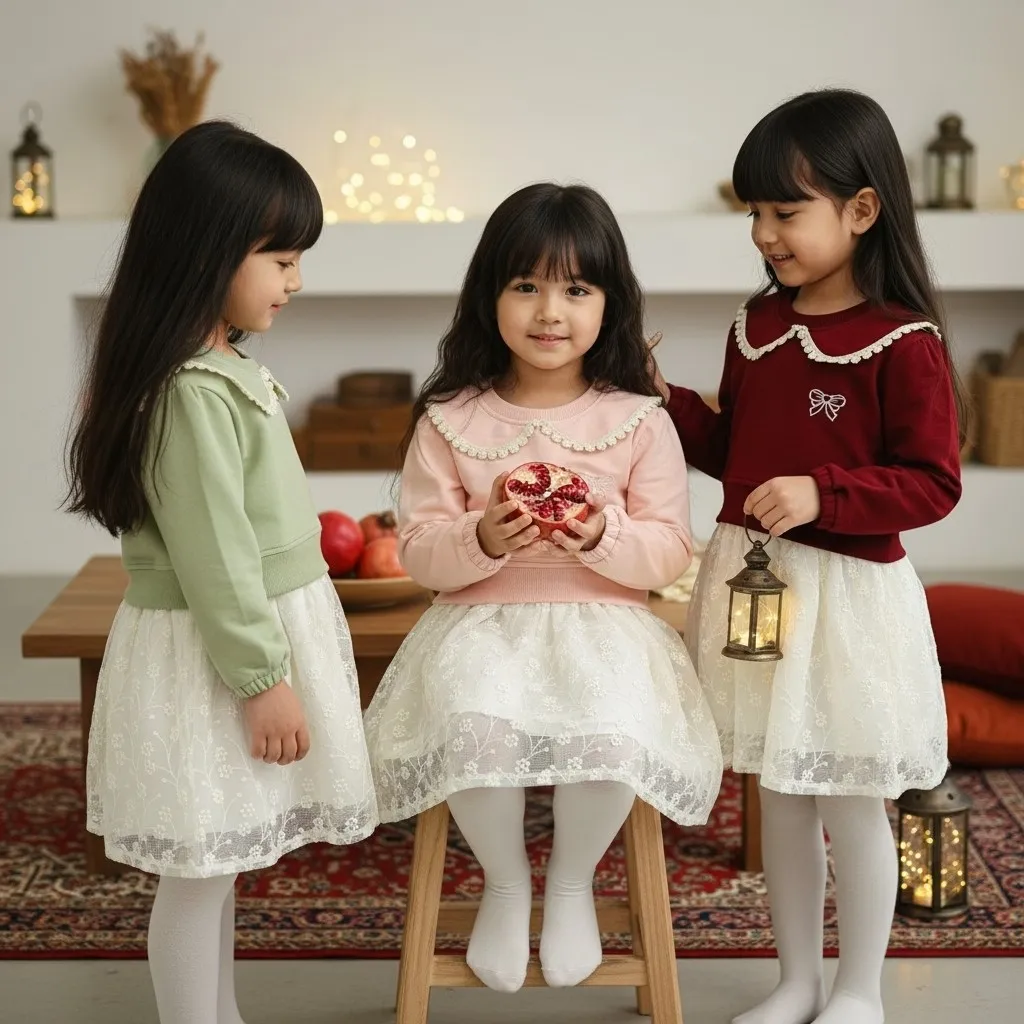 پیراهن دخترانه مجلسی دورس و تور دانتل بچگانه 2 تا 9 سال