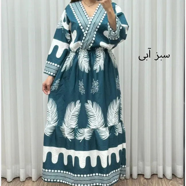پیراهن ساحلی آیلین فلور بوگاتی فری سایز زنانه کد 1746 مناسب تا سایز 46