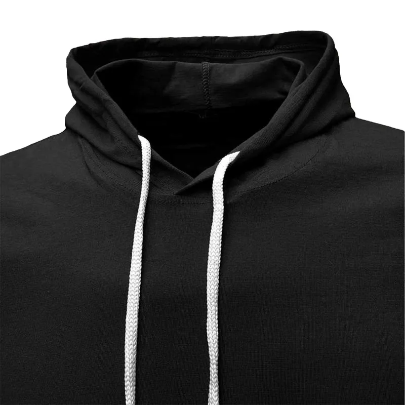 تی شرت کلاه دار مردانه آستین کوتاه نخی مدل CH 8005