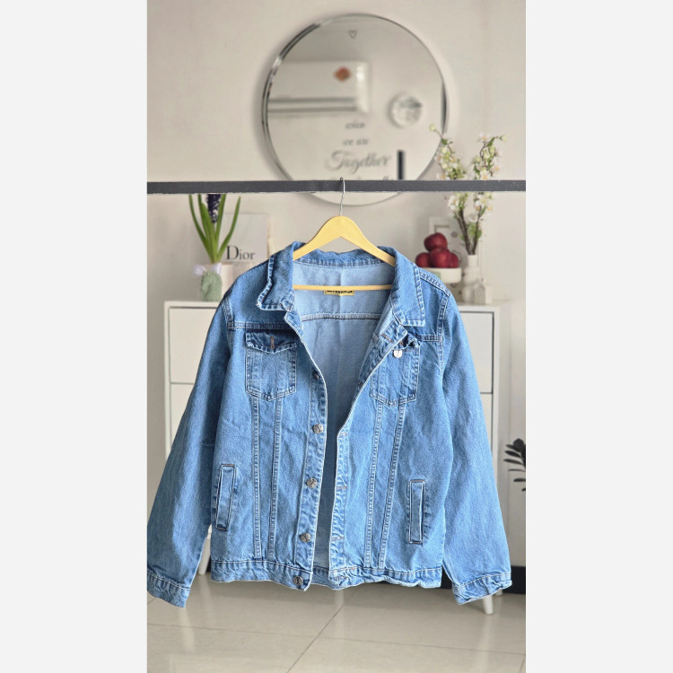 کت جین مردانه سایز بزرگ پارچه ترک بدون کش در رنگبندی متنوع سایز XL تا 4XL