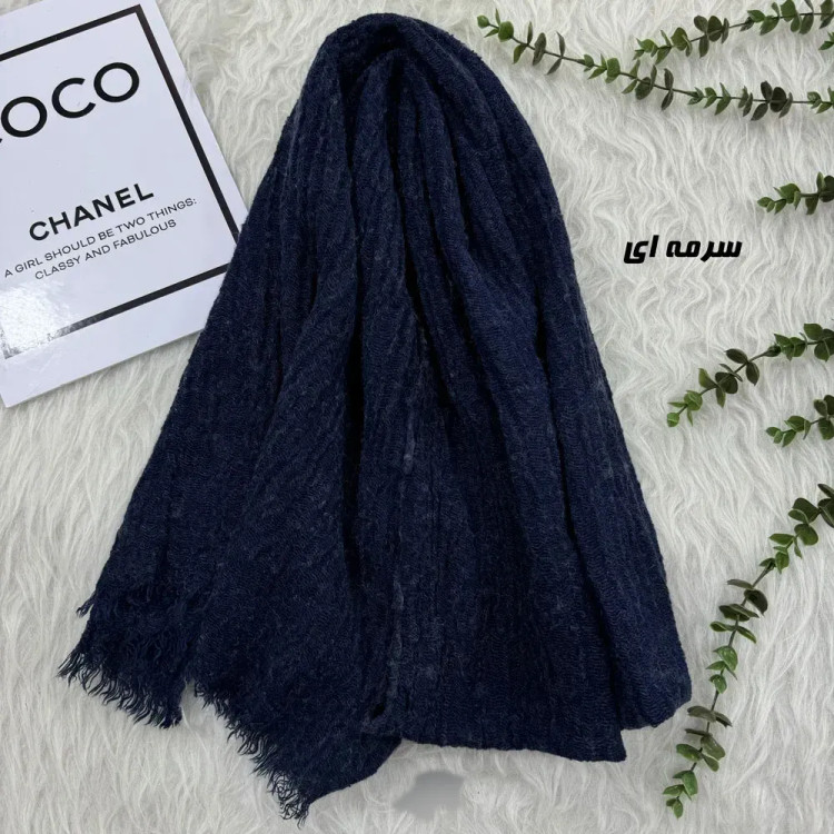 شال کریشه عنکبوتی قواره 190 در 55 سانتیمتر بدون چروک و سُر خوردن
