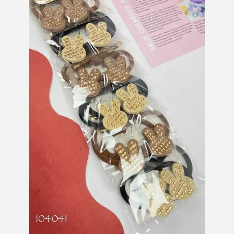 پک دو عددی کش مو دخترانه وارداتی طرحدار