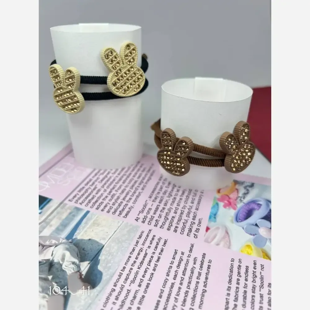 پک دو عددی کش مو دخترانه وارداتی طرحدار