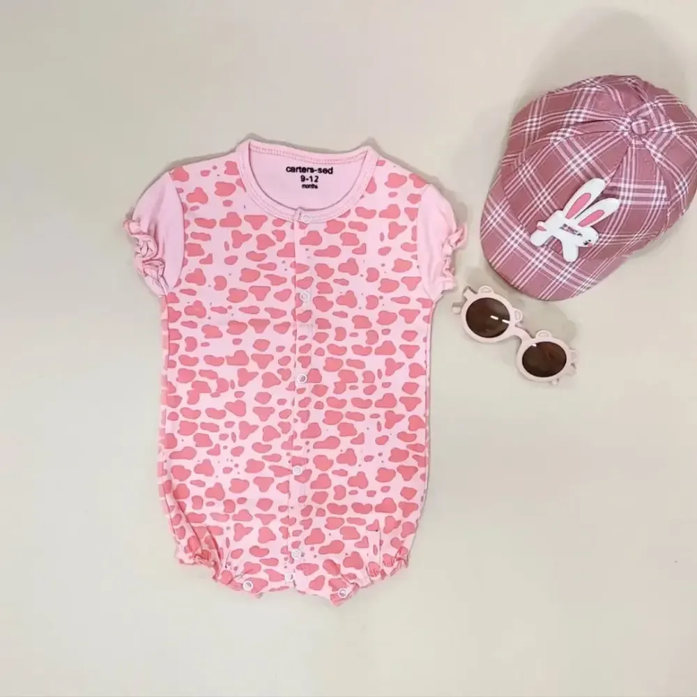 رامپر نوزادی نخی در 3 طرح متنوع (پلنگی، پیشی و سنجاب)
