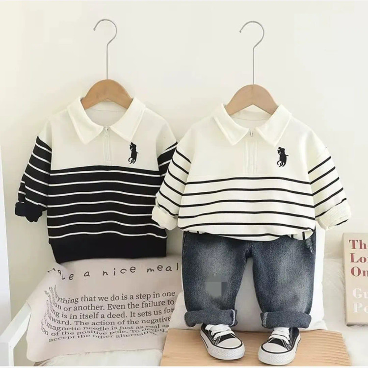 ست پولوشرت و شلوار جین بچگانه برند 415polo مناسب 1.5 تا 6 سال
