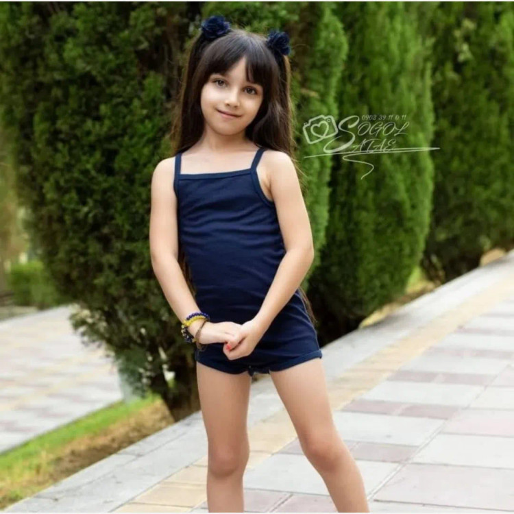 زیردکمه بادی بندی دخترانه نخی چهارفصل
