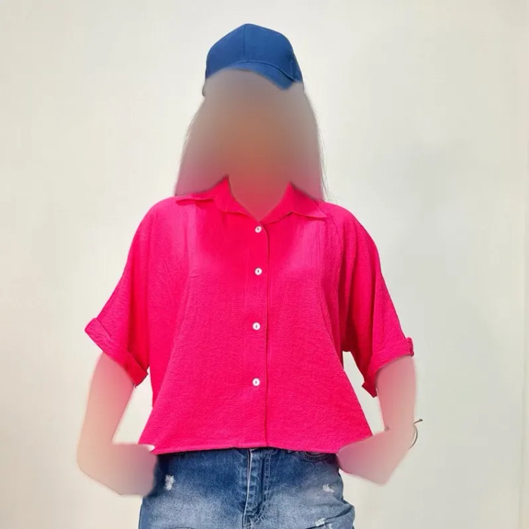 شومیز زنانه آستین کیمونو جنس ینزی خنک تابستانی رنگبندی پاستیلی