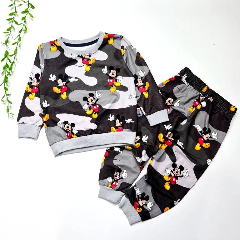 ست بلوز و شلوار راحتی بچگانه طرح میکی موس