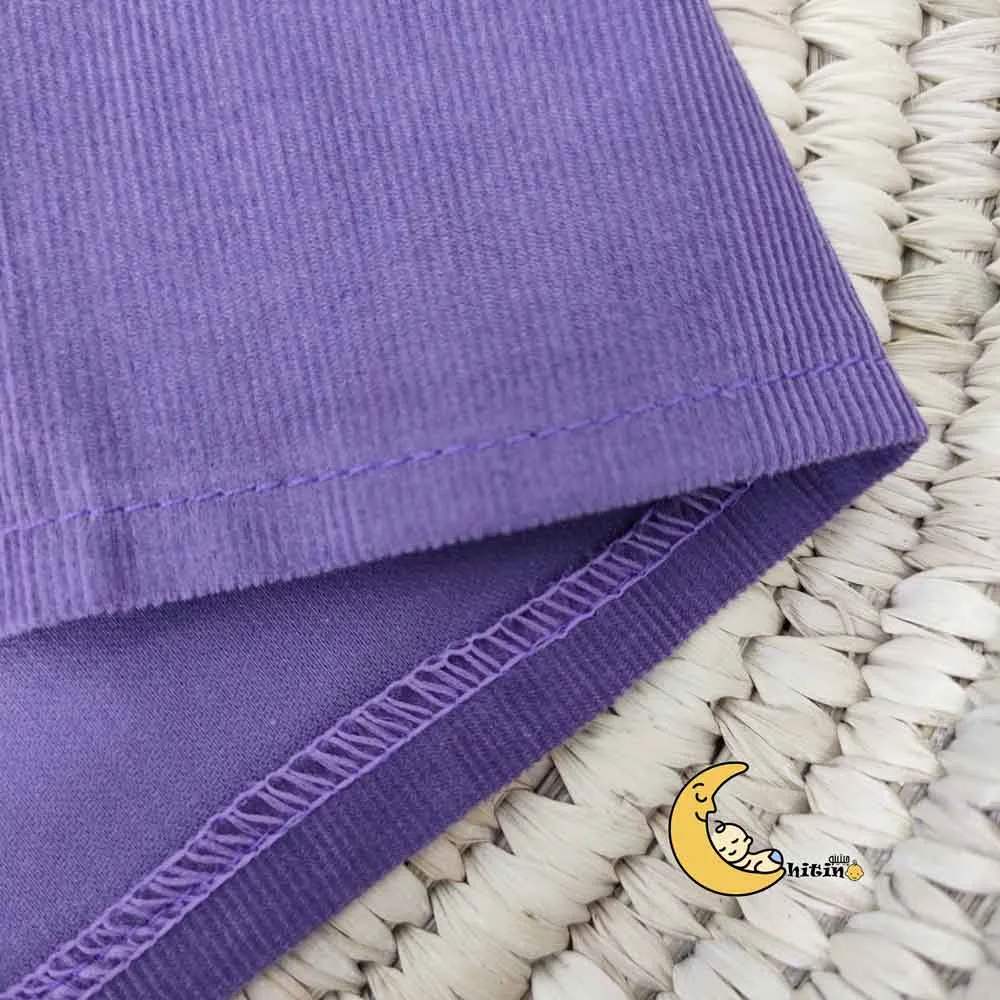 سارافون دخترانه مخمل کبریتی گلدوزی مناسب 1 تا 4 سال
