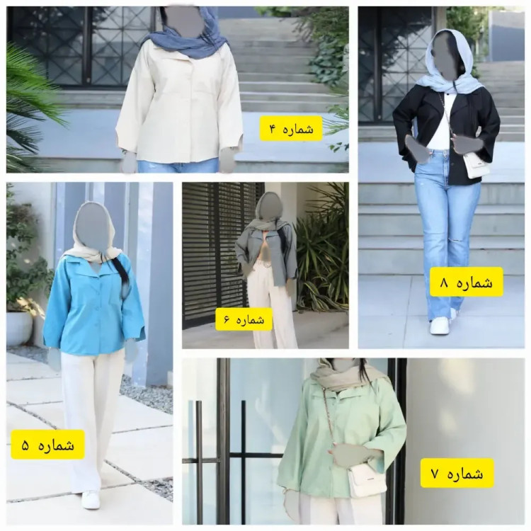 شومیز مانتویی تابستانه مدل صوفیا جنس شانتو مناسب سایز 40 تا 52
