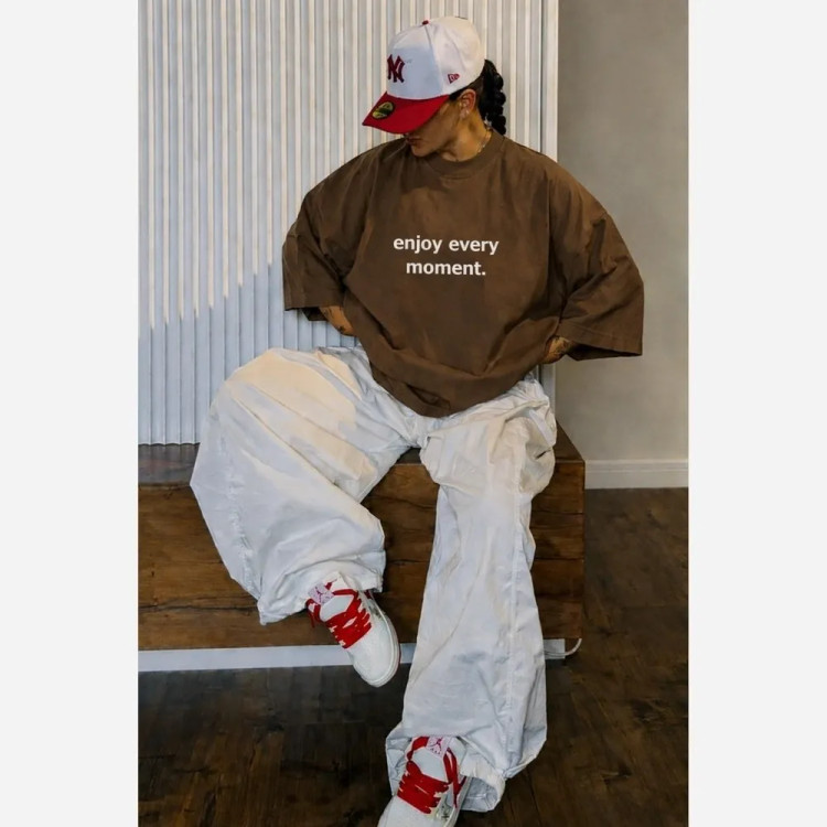 تی شرت اسپرت دخترانه و پسرانه مدل باکسی اورسایز