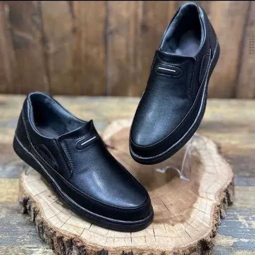 کفش راحتی رسمی مردانه طبی دوردوخت کف دوخت مدل جردن چرم صنعتی