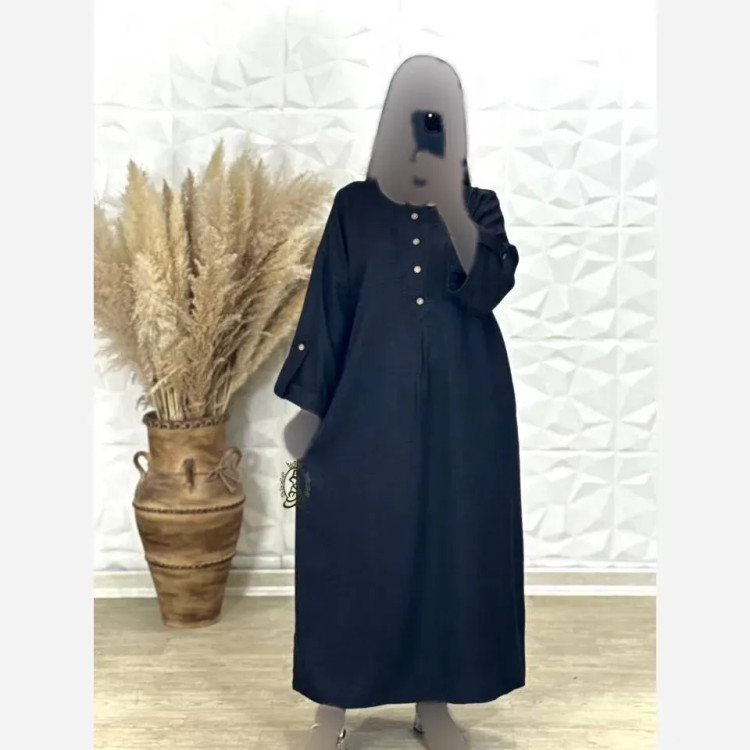 کفتان محرمی مشکی فری سایز جنس صوفیا درجه یک