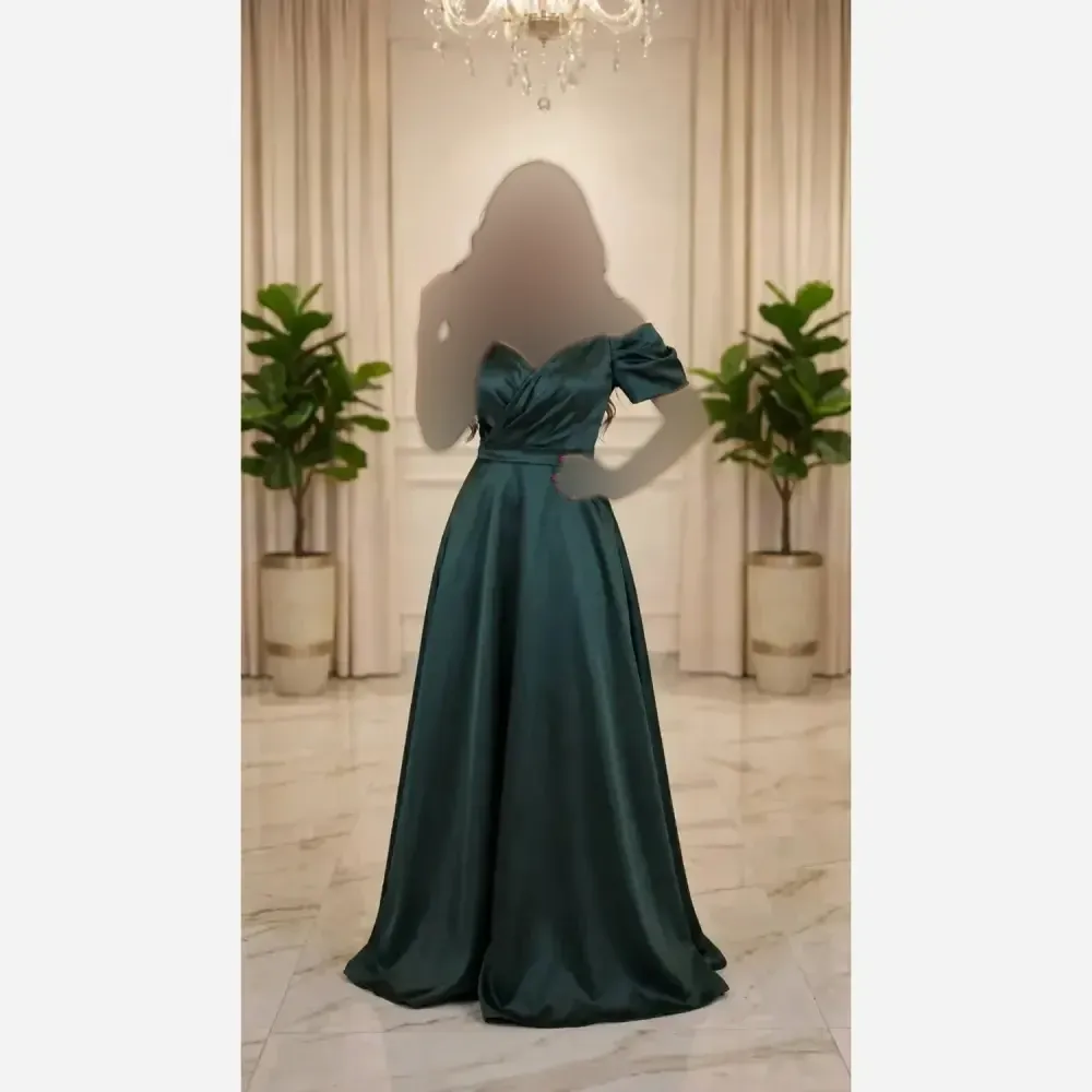 پیراهن مجلسی زنانه ساتن آمریکایی قد 165 سایز 38 تا 48