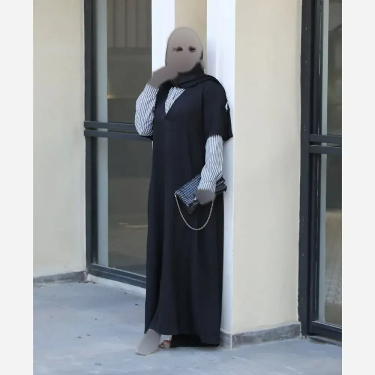 مانتو طرح ستایش جنس شانتون و لینن قد 140 سایز بزرگ