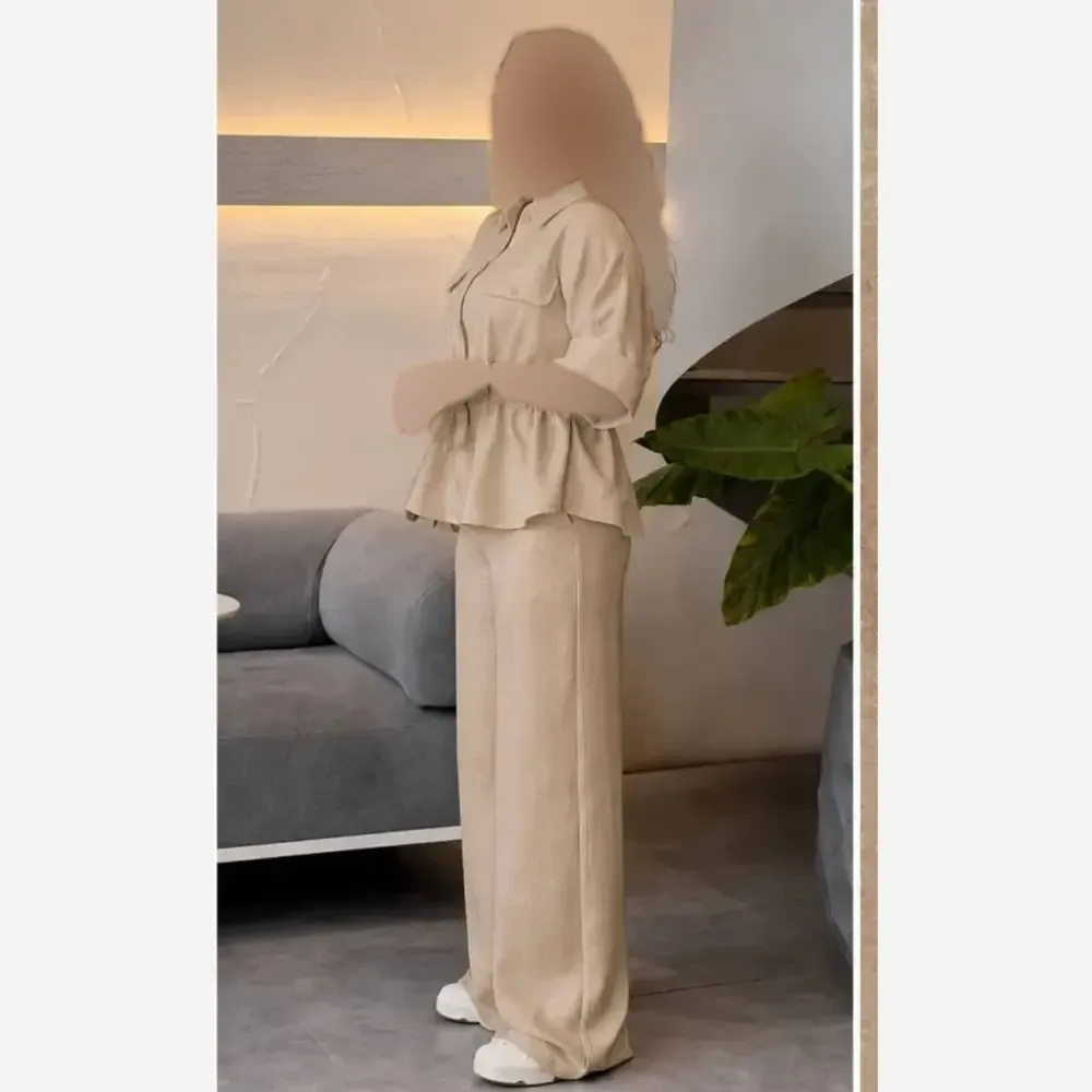 ست دو تیکه زنانه طرح طناز جنس صوفیا