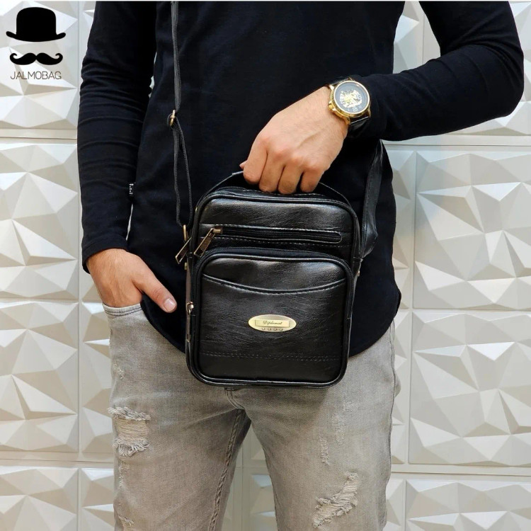 کیف دوشی مردانه چرمی دیپلمات بزرگ چرم صنعتی درجه یک