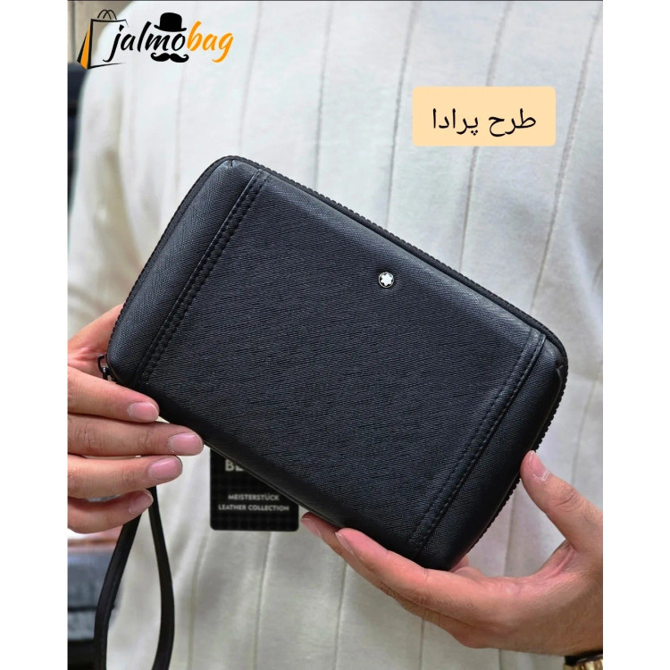 کیف دستی پاسپورتی مونت بلانک چرم وارداتی