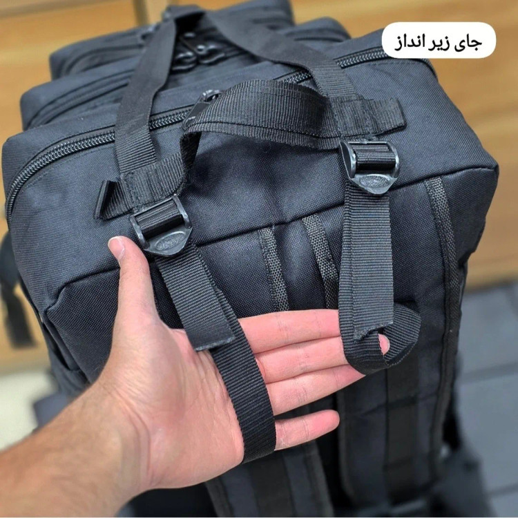 کوله پشتی تاکتیکال برزنتی جادار مدل اربعین با جای لپ تاپ