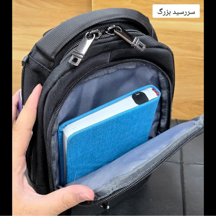 بادی بگ وارداتی برند جیتو JITUO پارچه برزنتی ضخیم آبگریز دارای پورت USB