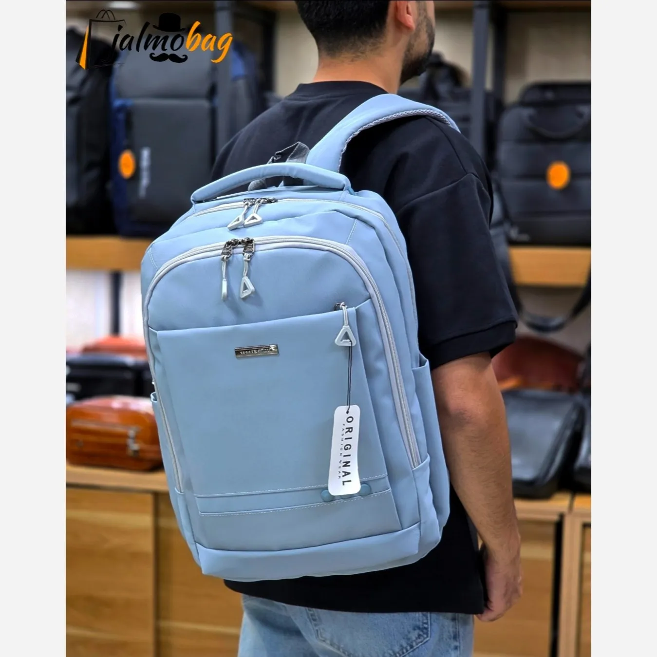 کوله پشتی پاستیلی اسپرت ضد خش و ضد تعریق وارداتی جای لپتاپ دار