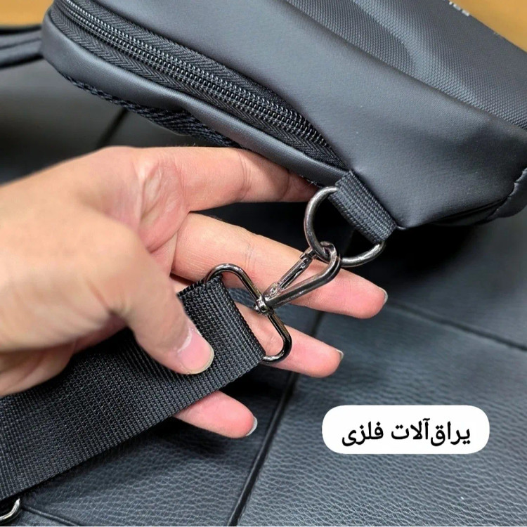 بادی بگ هاردکیس بنج ضد آب پارچه اسکین خارجی رنگ مشکی ابعاد 22 در 15 سانتی متر