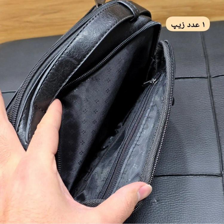 کیف دستی مردانه شوزبگ چرم سوگو خارجی ضد خش