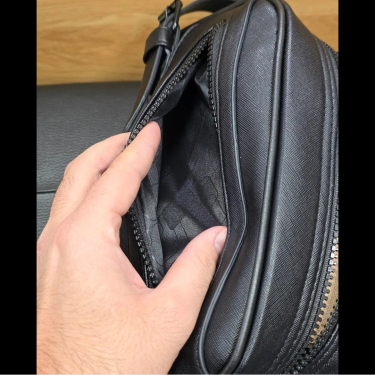 کیف دستی و دوشی چرم صنعتی مونت بلانک مدل کوچک