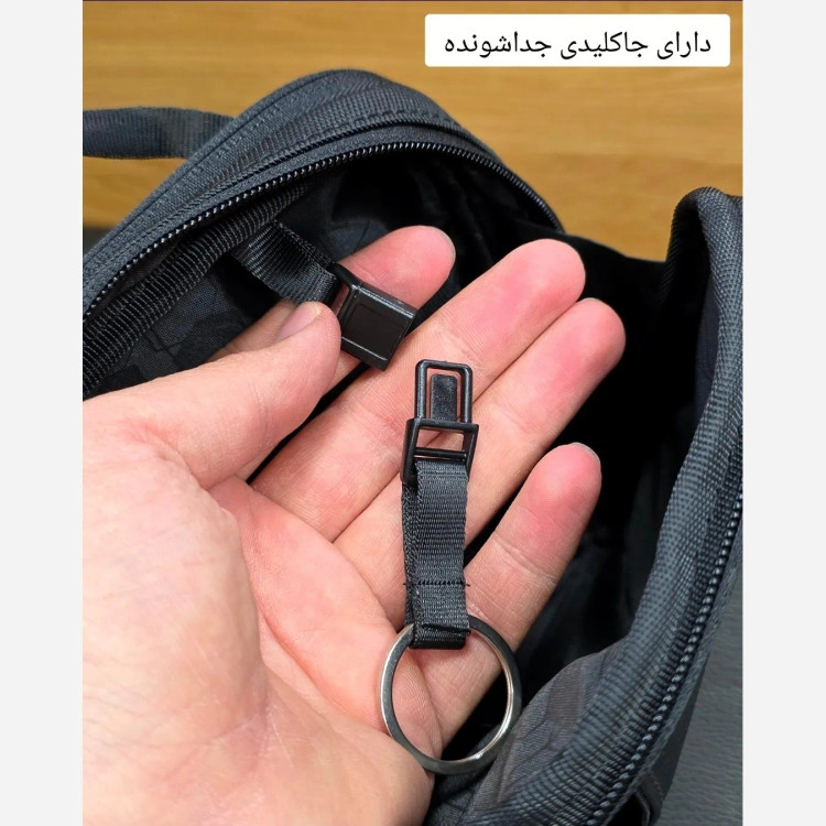 کیف دوشی کوچک اسپرت پارچه اسکین خارجی دو خانه