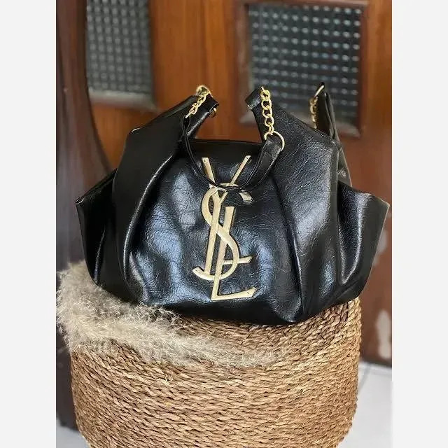 کیف یاشیل چرم طلایی و نقره ای سایز آزاد