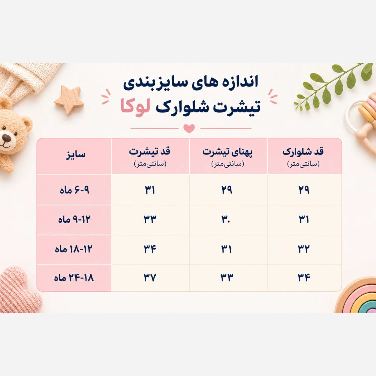 ست تیشرت و شلوارک نوزادی لوکا طرح پرنده