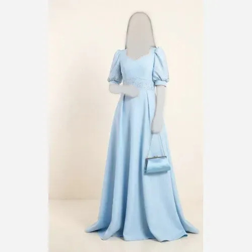 ماکسی مجلسی زنانه جنس کرپ مازراتی خرج کار نگین دار رنگبندی متنوع سایزبندی
