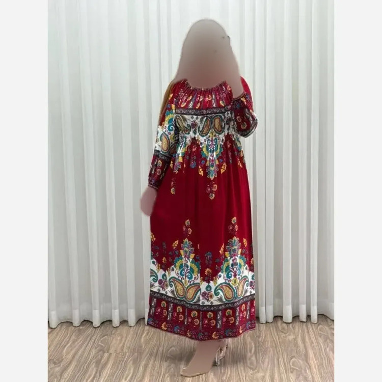 ساحلی نخی زنانه مدل ترانه رنگ زرشکی سایز فری سایز