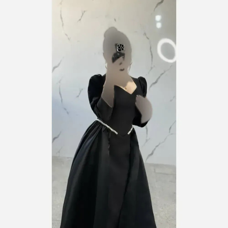 مانتو ارکیده زنانه مازاراتی اعلا و ساتن آمریکایی سنگدوزی شده مشکی سایز 40 تا 50