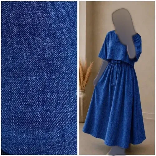 شنل سارافون آنا جنس شانتون کتان گرم بالا سایز 38 تا 46 رنگ بندی متنوع