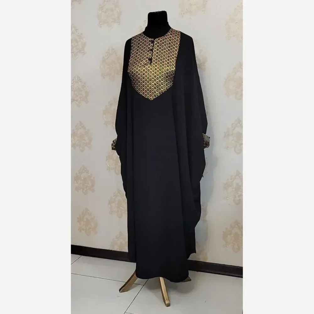 مانتو طرح شیدا ابروبادی و خرجکار تافته هندی سایز فری (38_60) قد 140_142