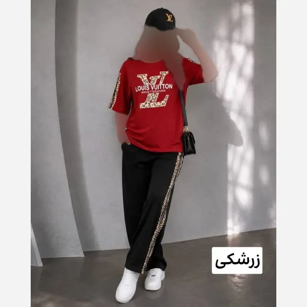 ست زنانه شاینا جنس پنبه گلکسی سایز فری 38 تا 46