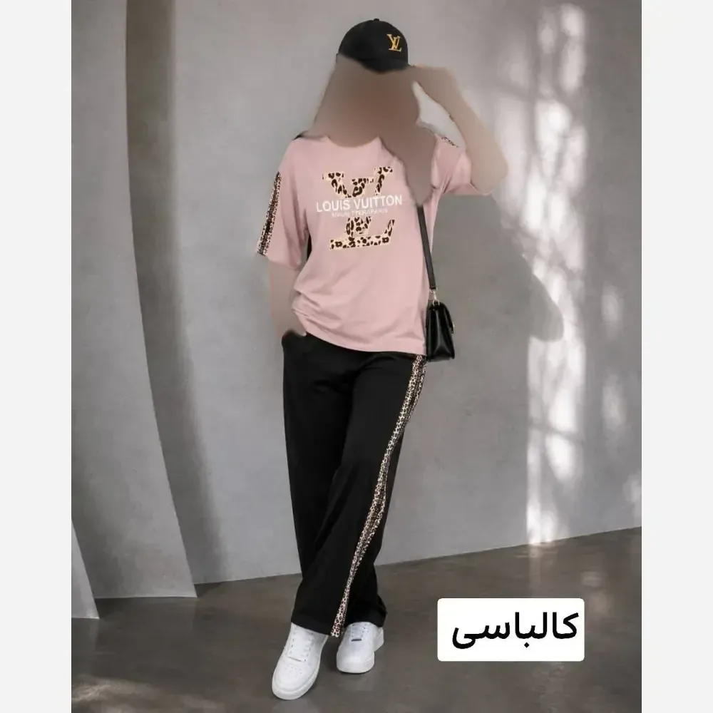 ست زنانه شاینا جنس پنبه گلکسی سایز فری 38 تا 46