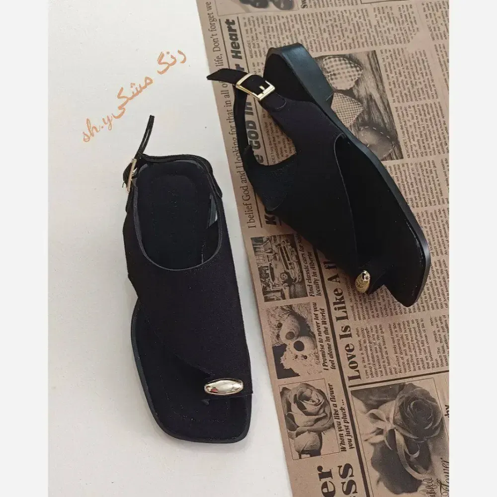 صندل انگشتی شیدا زنانه بنددار زیره پیو ژله ای سبک لژدار اشبالت درجه یک سایزبندی کامل