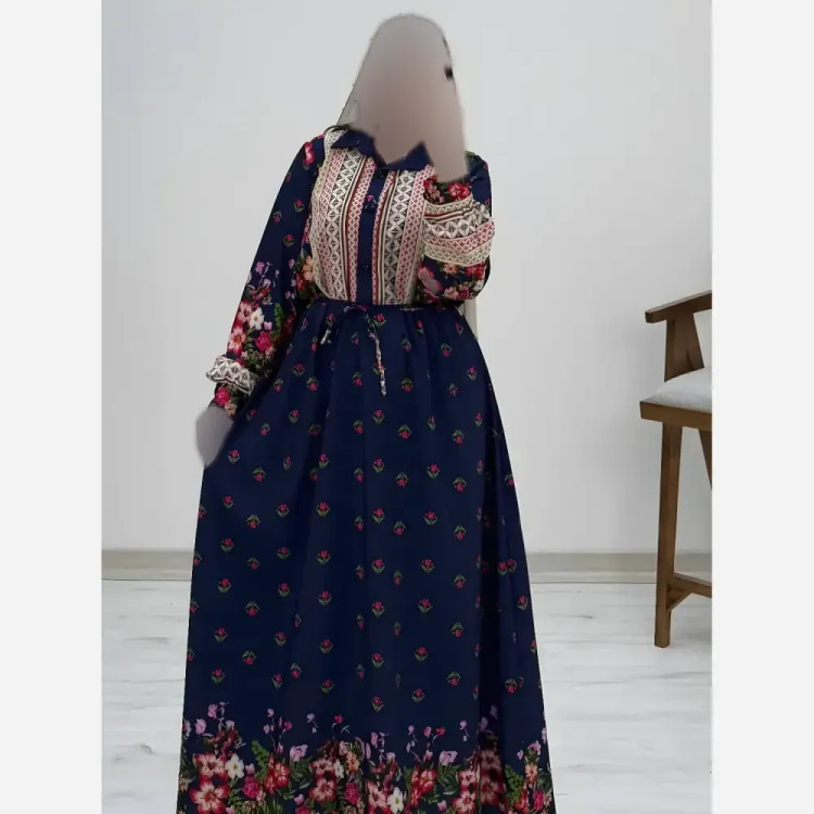 پیراهن ساحلی لاله فلور نخ درجه یک فری سایز 38 تا 46 سورمه ای مشکی قرمز مشکی صورتی